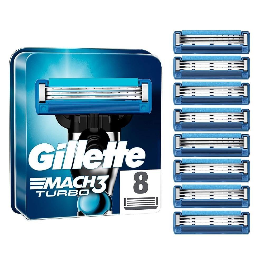 Сменные лезвия для бритвы Gillette Mach3 Turbo для мужчин, 8 шт. Лезвия прочнее стальных. Улучшенные смазывающие полоски.
Сменные лезвия для бритвы Gillette Mach3 Turbo для мужчин, 8 шт. Лезвия прочнее стальных. Улучшенные смазывающие полоски.