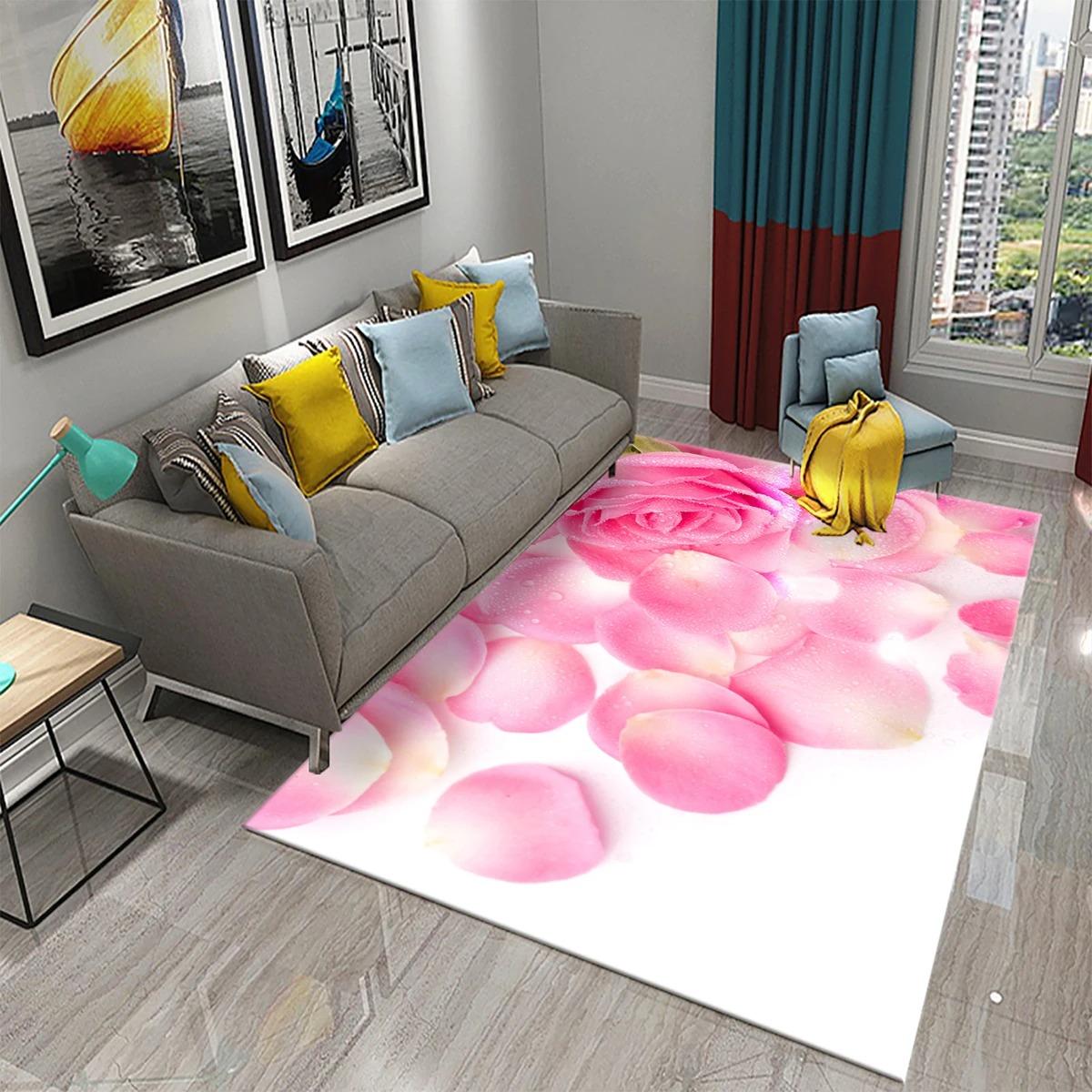 3D Rose Flower Carpet For Living Room Large Area Rug Bedroom Decor Mat Hallway Doormat Entrance Mat Bathroom Non-Slip 40x60cm
3D Rose Flower Carpet For Living Room Large Area Rug Bedroom Decor Mat Hallway Doormat Entrance Mat Bathroom Non-Slip 40x60cm