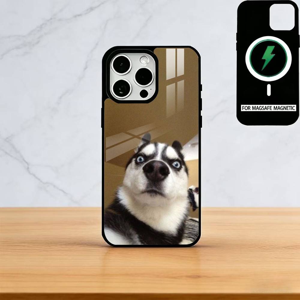 Siberian Husky Dog Funny Phone Case For iPhone17,16,15,14,13,12,11 Plus,Pro Magnetic For Magsafe Wireless Charging iPhone11Pro
Siberian Husky Dog Funny Phone Case For iPhone17,16,15,14,13,12,11 Plus,Pro Magnetic For Magsafe Wireless Charging iPhone11Pro
