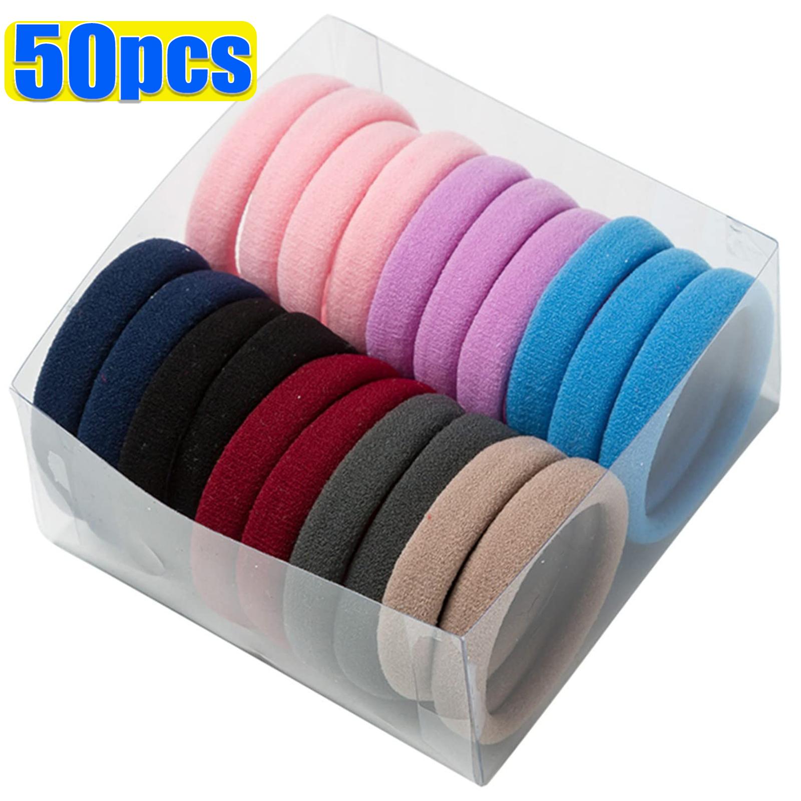 50pcs Girls Elastic Hair Accessories for Kids Black White Rubber Band Ponytail Holder Gum for Hair Ties Scrunchies Hairbands
50pcs Girls Elastic Hair Accessories for Kids Black White Rubber Band Ponytail Holder Gum for Hair Ties Scrunchies Hairbands