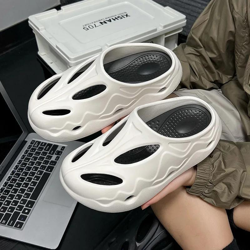 Мужские спортивные тапочки, дышащие нескользящие пляжные сандалии 40-41 белый
Мужские спортивные тапочки, дышащие нескользящие пляжные сандалии 40-41 белый