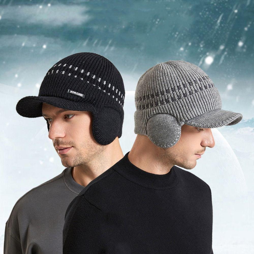 Solid Color Knitted Benines Earflap Knitted Skullies Fashion Ear Protection Wool Cap Autumn темно-синього кольору
Solid Color Knitted Benines Earflap Knitted Skullies Fashion Ear Protection Wool Cap Autumn темно-синього кольору