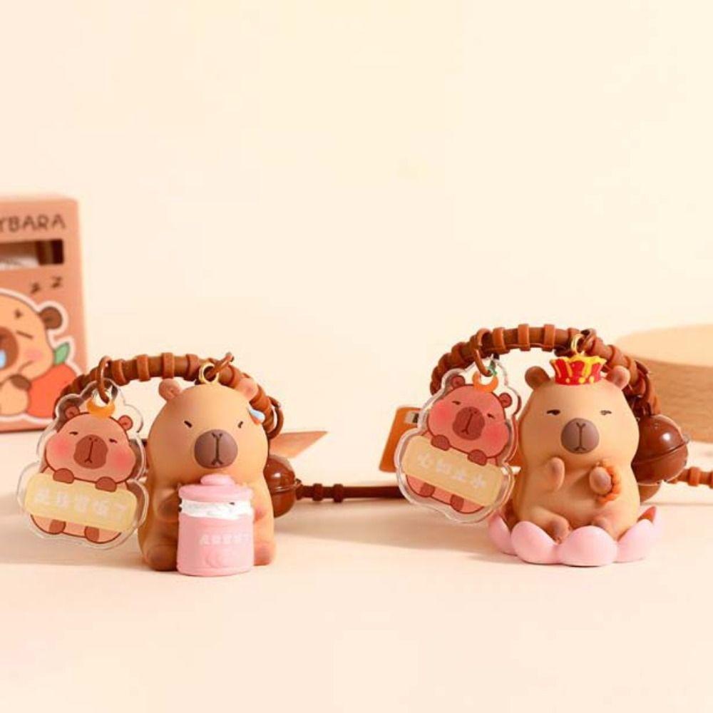 Letter Capybara Bag Pendant Small Bell Car Keyring Kawaii Cartoon Dolls Keychains Accessories Style 1
Letter Capybara Bag Pendant Small Bell Car Keyring Kawaii Cartoon Dolls Keychains Accessories Style 1