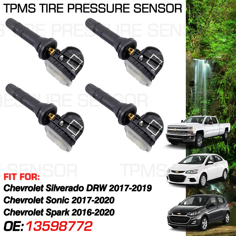 Tire Pressure Monitor Sensor For Chevrolet Silverado DRW Chevrolet Sonic Chevy Spark 2016 2017 2018 2019 2020 13598772 315 MHz 1 PC
Tire Pressure Monitor Sensor For Chevrolet Silverado DRW Chevrolet Sonic Chevy Spark 2016 2017 2018 2019 2020 13598772 315 MHz 1 PC