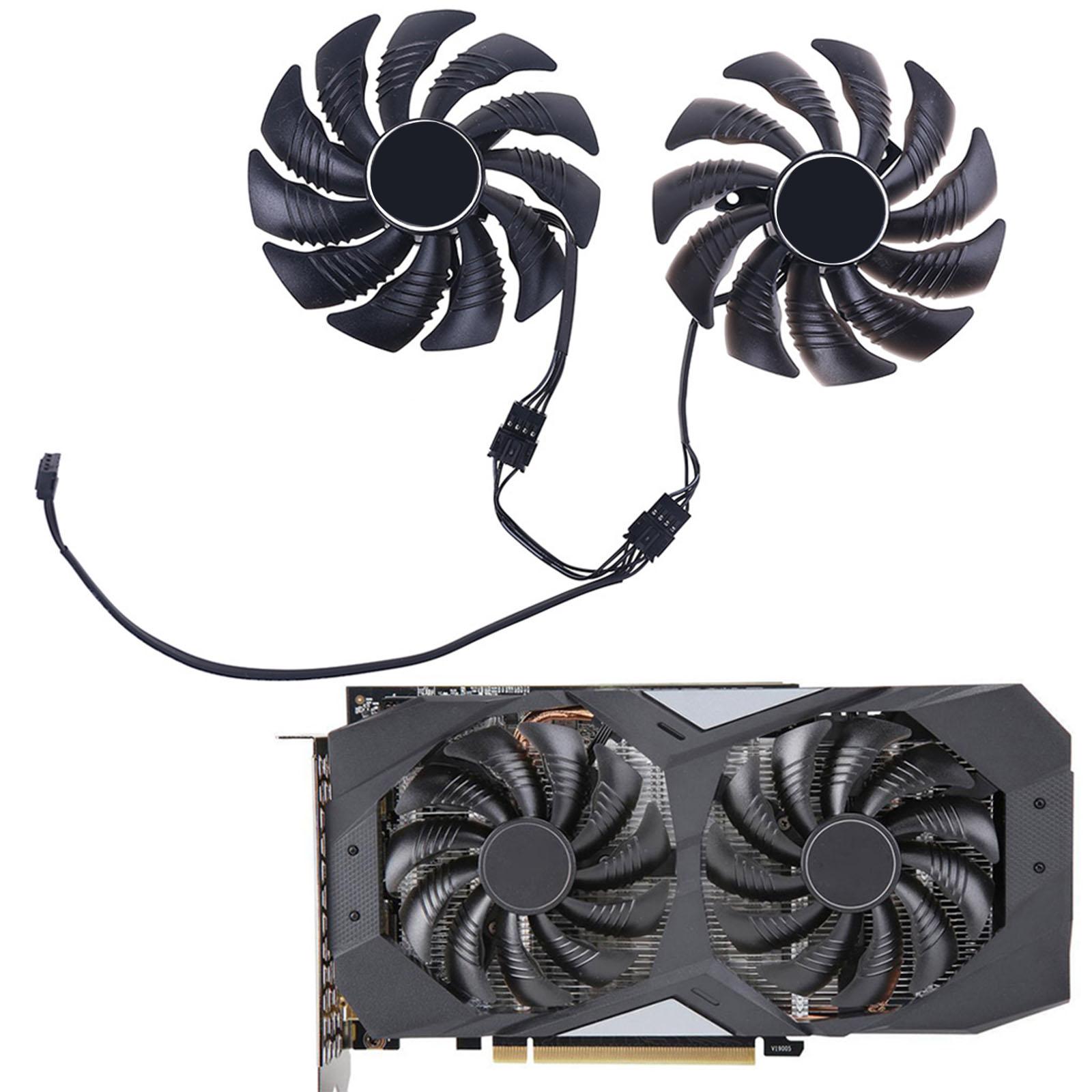 88-мм 4-контактный охлаждающий вентилятор PLD09210S12HH для видеокарты Gigabyte GeForce GTX 1660 A
88-мм 4-контактный охлаждающий вентилятор PLD09210S12HH для видеокарты Gigabyte GeForce GTX 1660 A