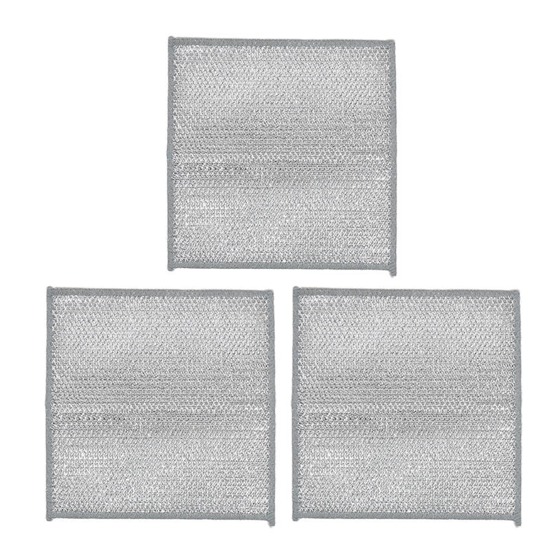 3PCS Thickened Cleaning Cloths - Stainless Steel Kitchen Rags For Oil Stain Removal Durable Washable Reusable
3PCS Thickened Cleaning Cloths - Stainless Steel Kitchen Rags For Oil Stain Removal Durable Washable Reusable