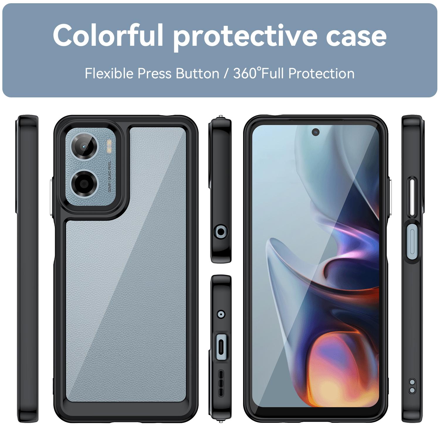 For Motorola Moto E15 4G/G05 4G Case TPU+Acrylic Protective Clear Phone Cover Transparent
For Motorola Moto E15 4G/G05 4G Case TPU+Acrylic Protective Clear Phone Cover Transparent