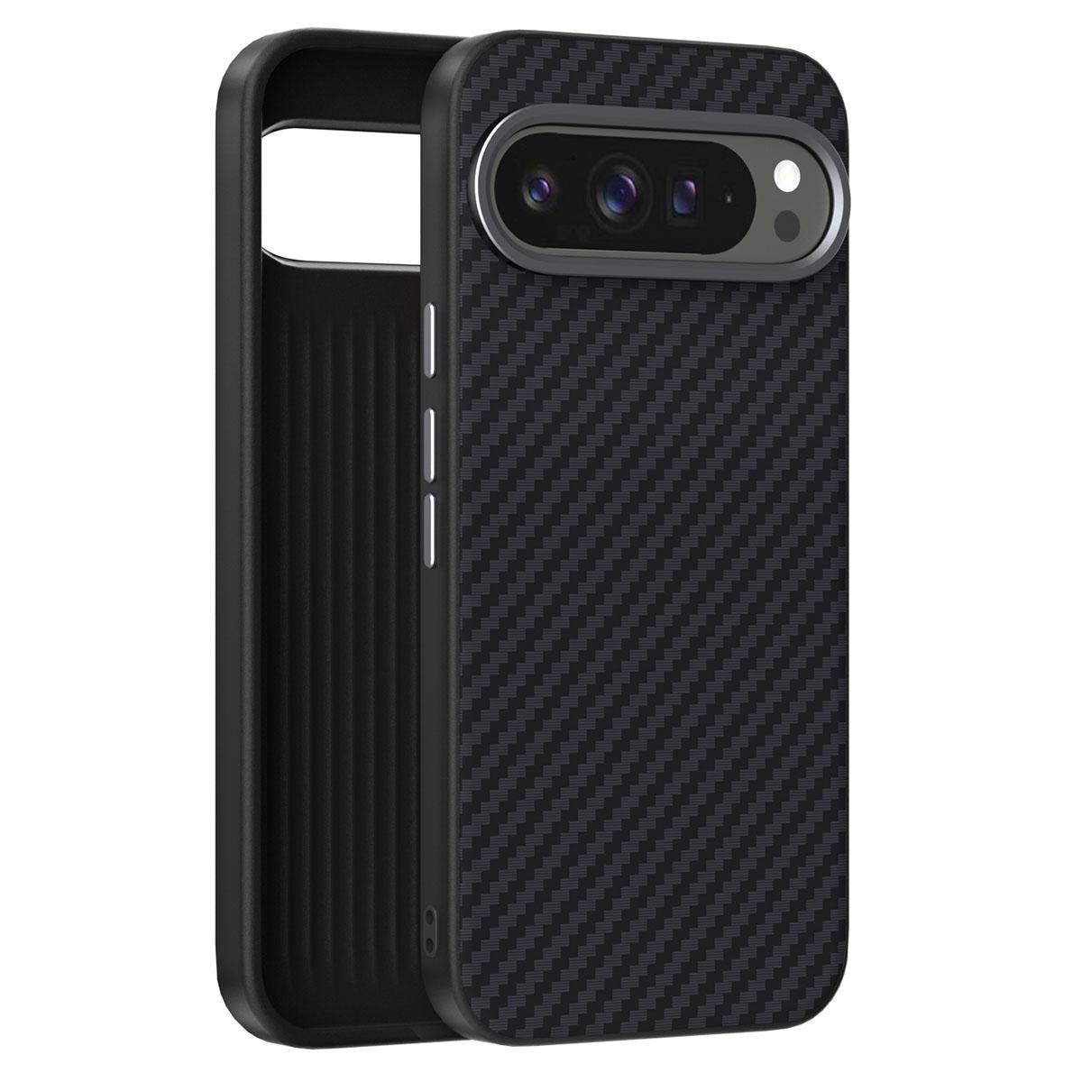 ABEEL For Google Pixel 10 Pro/10/9 Pro/9 Case Compatible with MagSafe Carbon Fiber Texture Back Cover Black/Blue
ABEEL For Google Pixel 10 Pro/10/9 Pro/9 Case Compatible with MagSafe Carbon Fiber Texture Back Cover Black/Blue