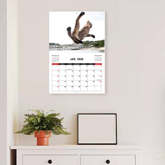 2026 Calendar January 2026 - December 2026 12 Monthly Planner Kung Fu Cat Wall Calendar for Home Office Dormitory Decor A
2026 Calendar January 2026 - December 2026 12 Monthly Planner Kung Fu Cat Wall Calendar for Home Office Dormitory Decor A