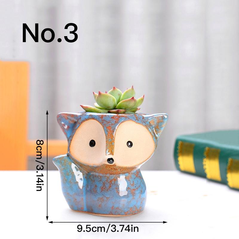 Милый цветочный горшок с лисой, керамический горшок, домашний декор, украшения, садовые принадлежности, бонсай, горшок для кактусов, сочный горшок фиолетовый
Милый цветочный горшок с лисой, керамический горшок, домашний декор, украшения, садовые принадлежности, бонсай, горшок для кактусов, сочный горшок фиолетовый