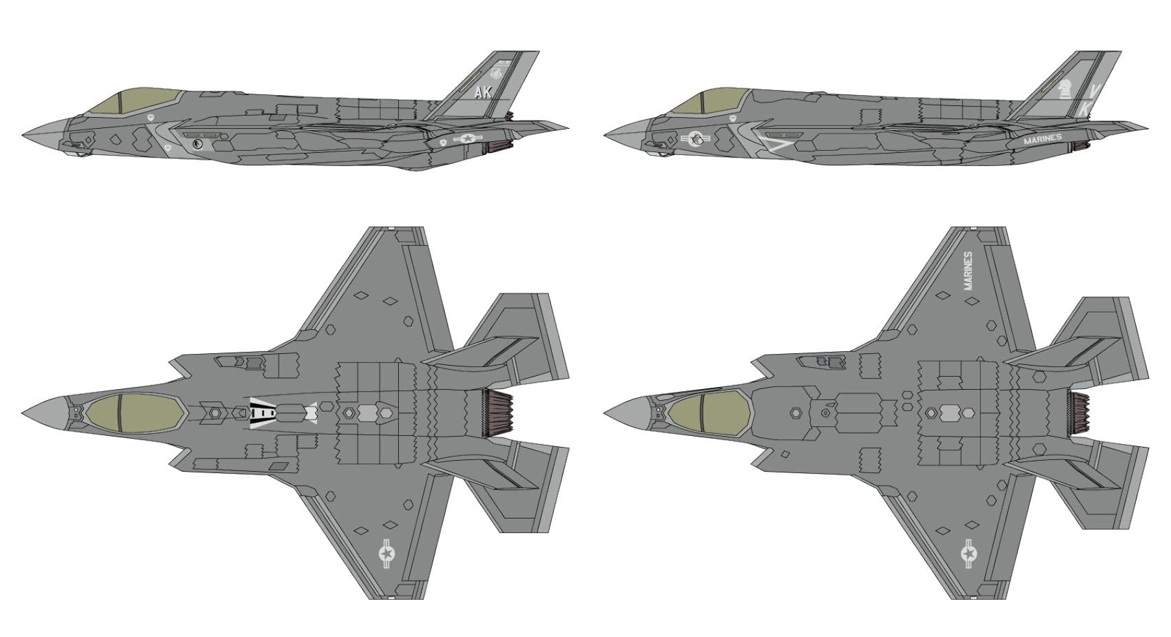 Pit Road Серия Skywave Набор современных военных самолетов 4 Пластиковая модель S84 1/700 США. (Самолет)
Pit Road Серия Skywave Набор современных военных самолетов 4 Пластиковая модель S84 1/700 США. (Самолет)