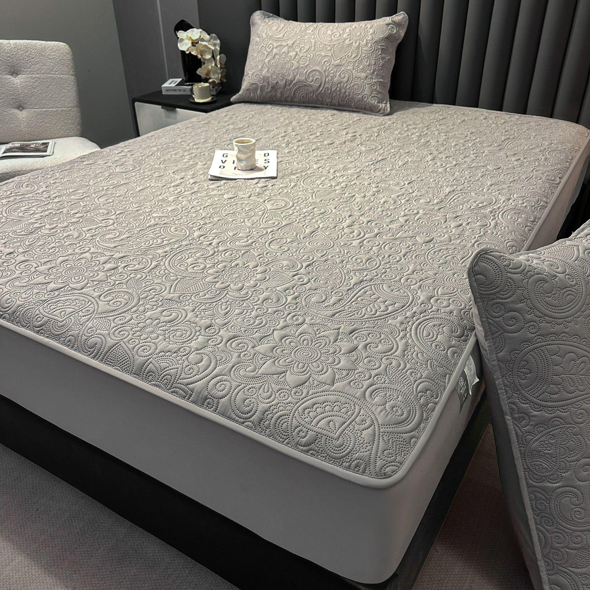 New Simple Solid Color Fitted Sheet Hypoallergic Breathable Mattress Protector Single King Not Included Pillowcase 120x200cm
New Simple Solid Color Fitted Sheet Hypoallergic Breathable Mattress Protector Single King Not Included Pillowcase 120x200cm