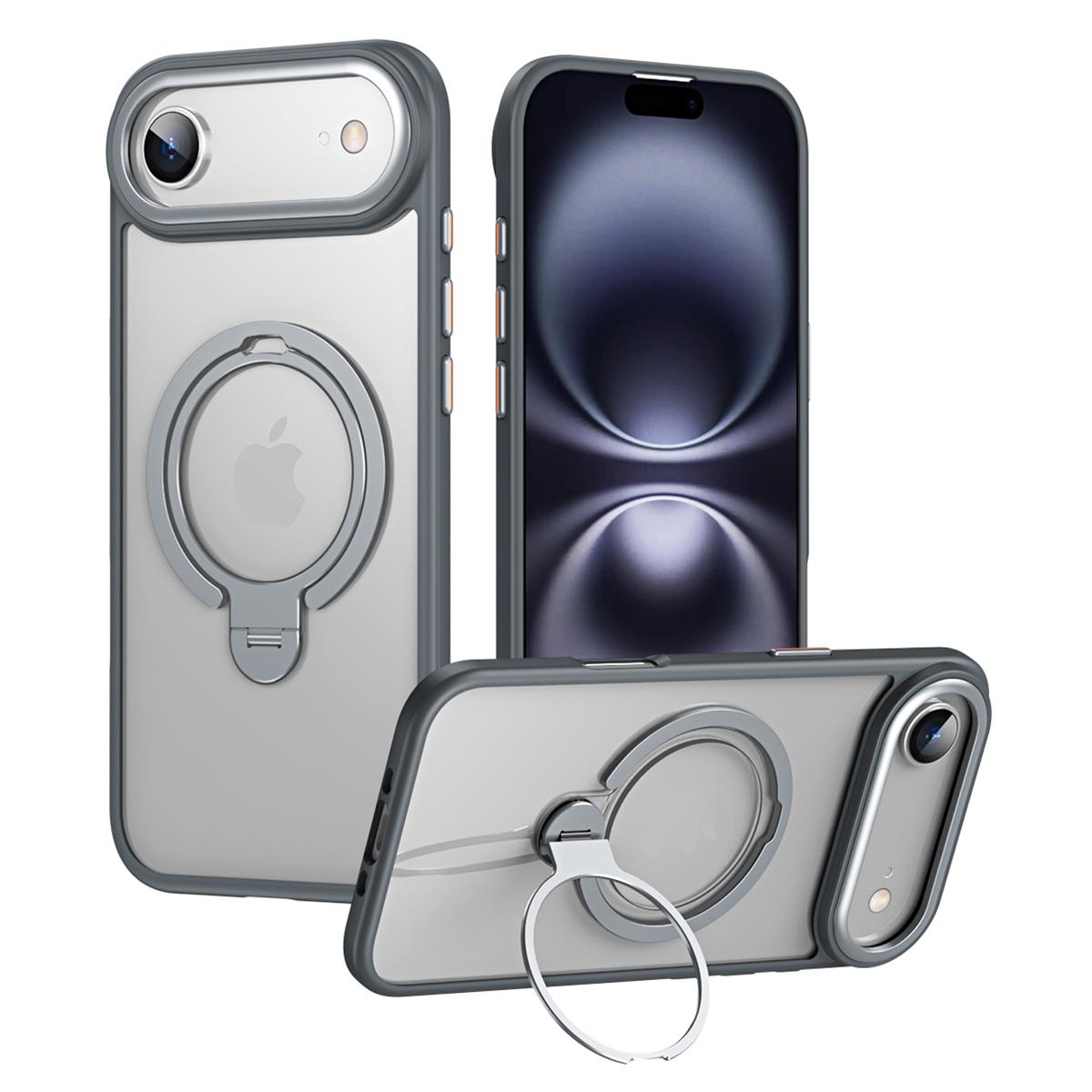 For iPhone 17 Air Phone Case Compatible with MagSafe Kickstand Matte Back Cover Grey
For iPhone 17 Air Phone Case Compatible with MagSafe Kickstand Matte Back Cover Grey