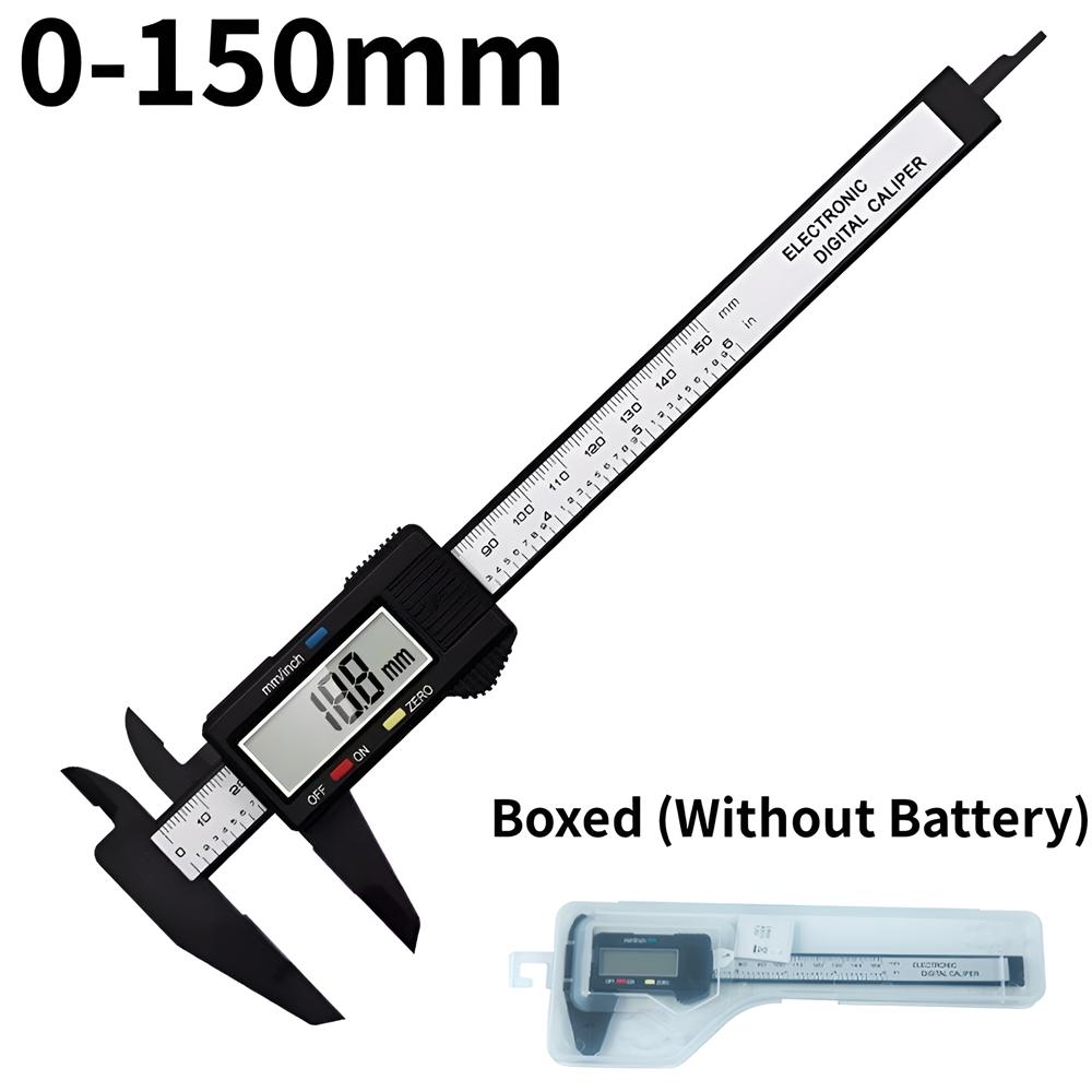150 мм электронный цифровой штангенциркуль с циферблатом из углеродного волокна, штангенциркуль с нониусом, микрометр, цифровая линейка, измерительный инструмент, 6 дюймов чёрный
150 мм электронный цифровой штангенциркуль с циферблатом из углеродного волокна, штангенциркуль с нониусом, микрометр, цифровая линейка, измерительный инструмент, 6 дюймов чёрный