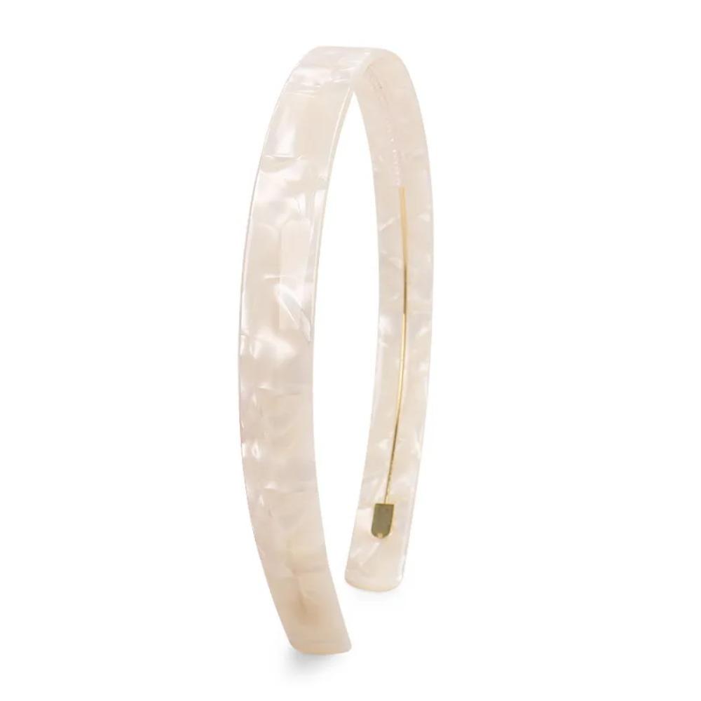 Tortoiseshell Headband Acetate Hair Accessories Classic Hair Band Pearl white
Tortoiseshell Headband Acetate Hair Accessories Classic Hair Band Pearl white