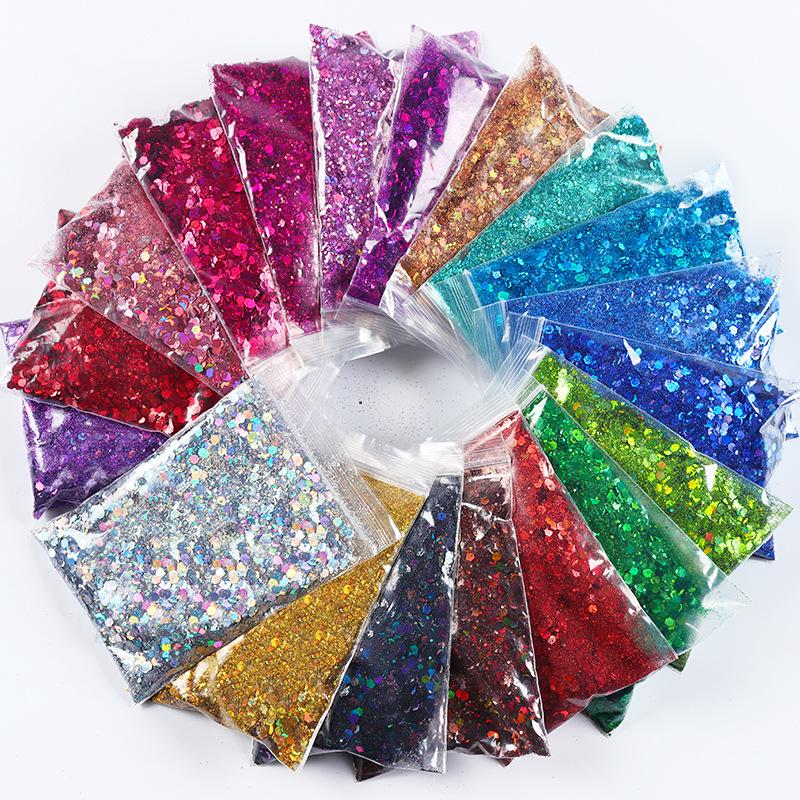 50g Flash Laser Glitter Mixed Size Scallion Powder Flash Patch Makeup Handmade DIY Decoration Scene Party Flower Scattering 150g
50g Flash Laser Glitter Mixed Size Scallion Powder Flash Patch Makeup Handmade DIY Decoration Scene Party Flower Scattering 150g