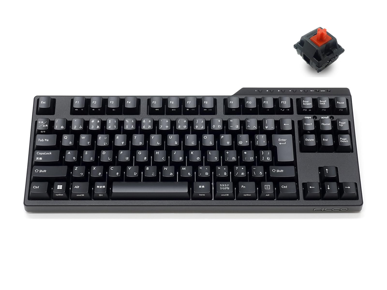 FILCO Majestouch Convertible 3 Cherry MX Red Axis Mechanical Keyboard Japanese Layout 91 Keys Tenkeyless Bluetooth Wireless Connection USB Wired
FILCO Majestouch Convertible 3 Cherry MX Red Axis Mechanical Keyboard Japanese Layout 91 Keys Tenkeyless Bluetooth Wireless Connection USB Wired