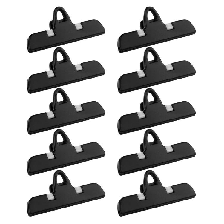 Pack of 10 Elegant Sturdy Snacks Clip Securely Seal Bags to Retain Home Accessory for Various Food Packaging Use чорний
Pack of 10 Elegant Sturdy Snacks Clip Securely Seal Bags to Retain Home Accessory for Various Food Packaging Use чорний