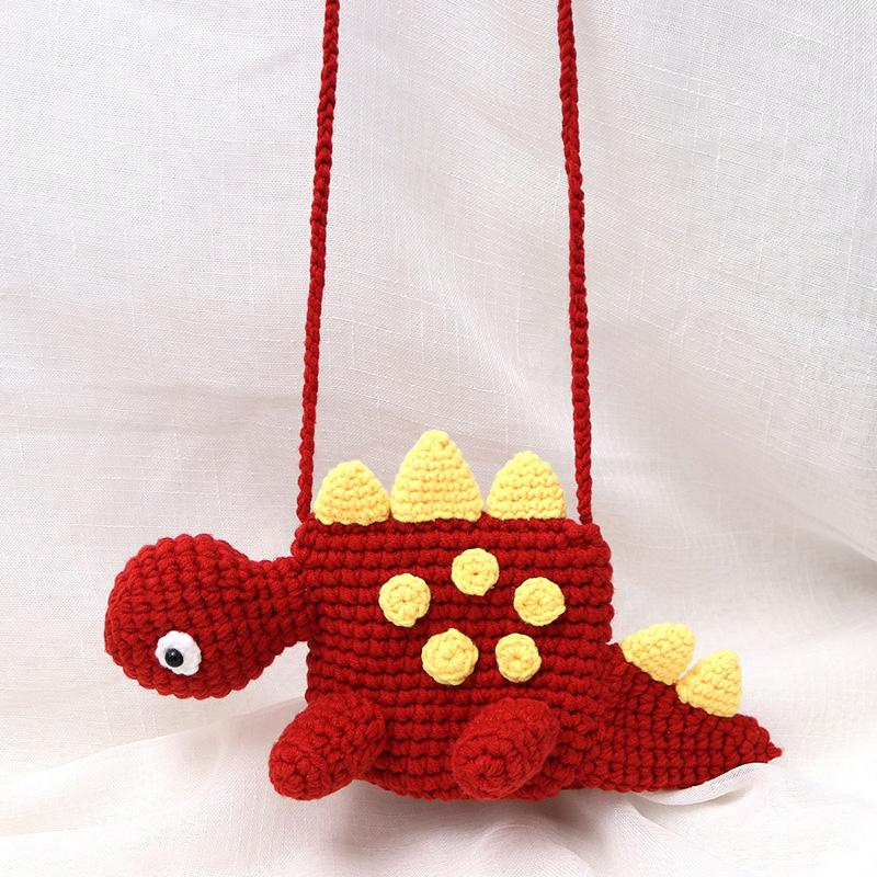 1Pc Children Crossbody Bag Woven Handbags Cartoon Dinosaur Shape Kids Coin Purse Shoulder Bags Wool
1Pc Children Crossbody Bag Woven Handbags Cartoon Dinosaur Shape Kids Coin Purse Shoulder Bags Wool