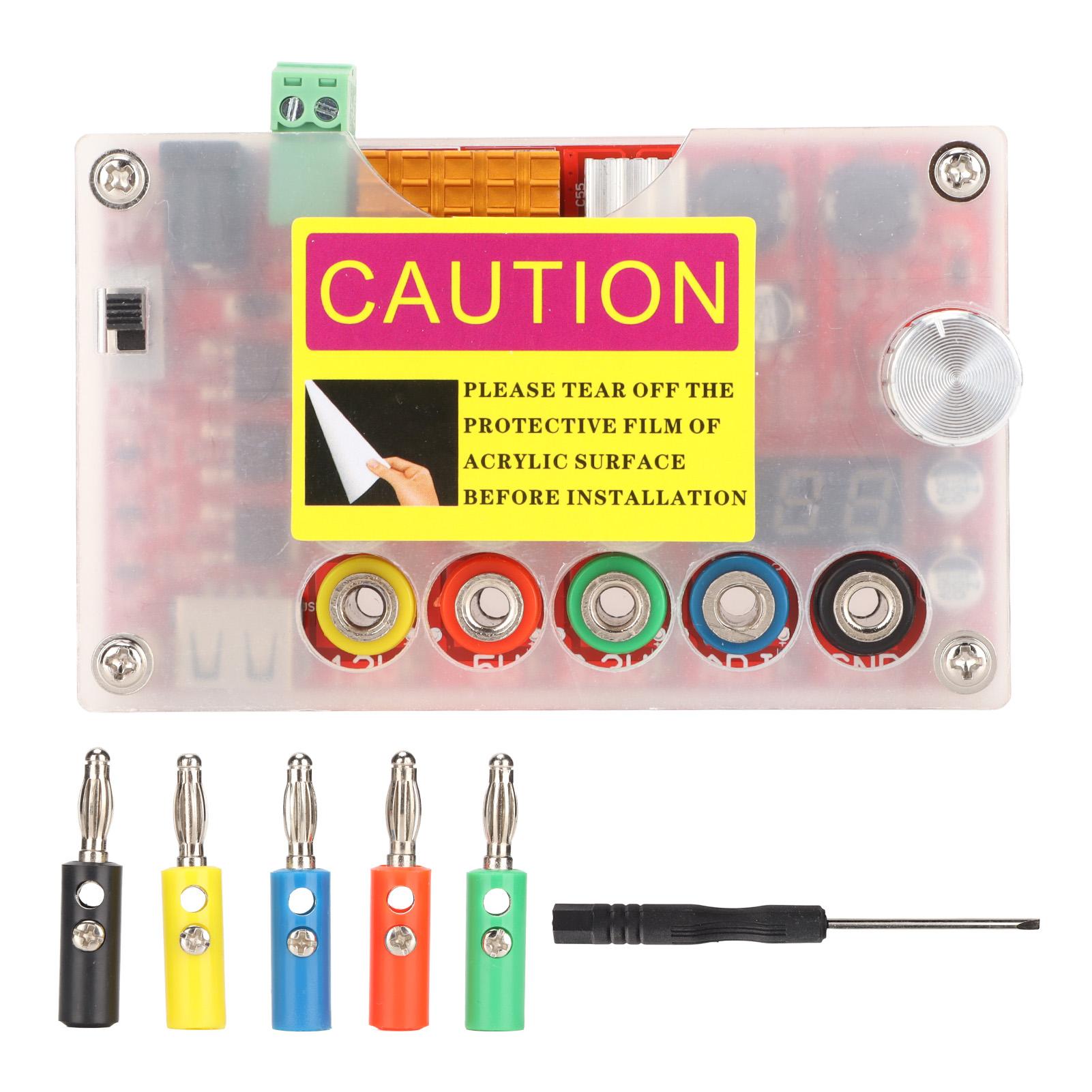 Output Voltage Breakout Board ADJ Adjustable Voltage Knob Touch Sensoring Switch Power Distribution
Output Voltage Breakout Board ADJ Adjustable Voltage Knob Touch Sensoring Switch Power Distribution