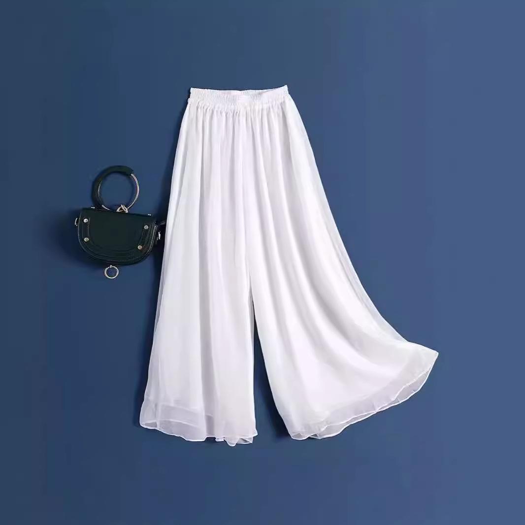 Black Double Layer Wide Leg Chiffon Pants - Ancient Style Dancewear for Spring, Summer, Autumn 2XL 140-160 jin
Black Double Layer Wide Leg Chiffon Pants - Ancient Style Dancewear for Spring, Summer, Autumn 2XL 140-160 jin