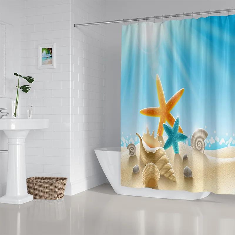 2022 New Shower Curtain Starfish Beach Pattern Bathroom Partition Waterproof Coconut Sea View Polyester 90x180cm
2022 New Shower Curtain Starfish Beach Pattern Bathroom Partition Waterproof Coconut Sea View Polyester 90x180cm