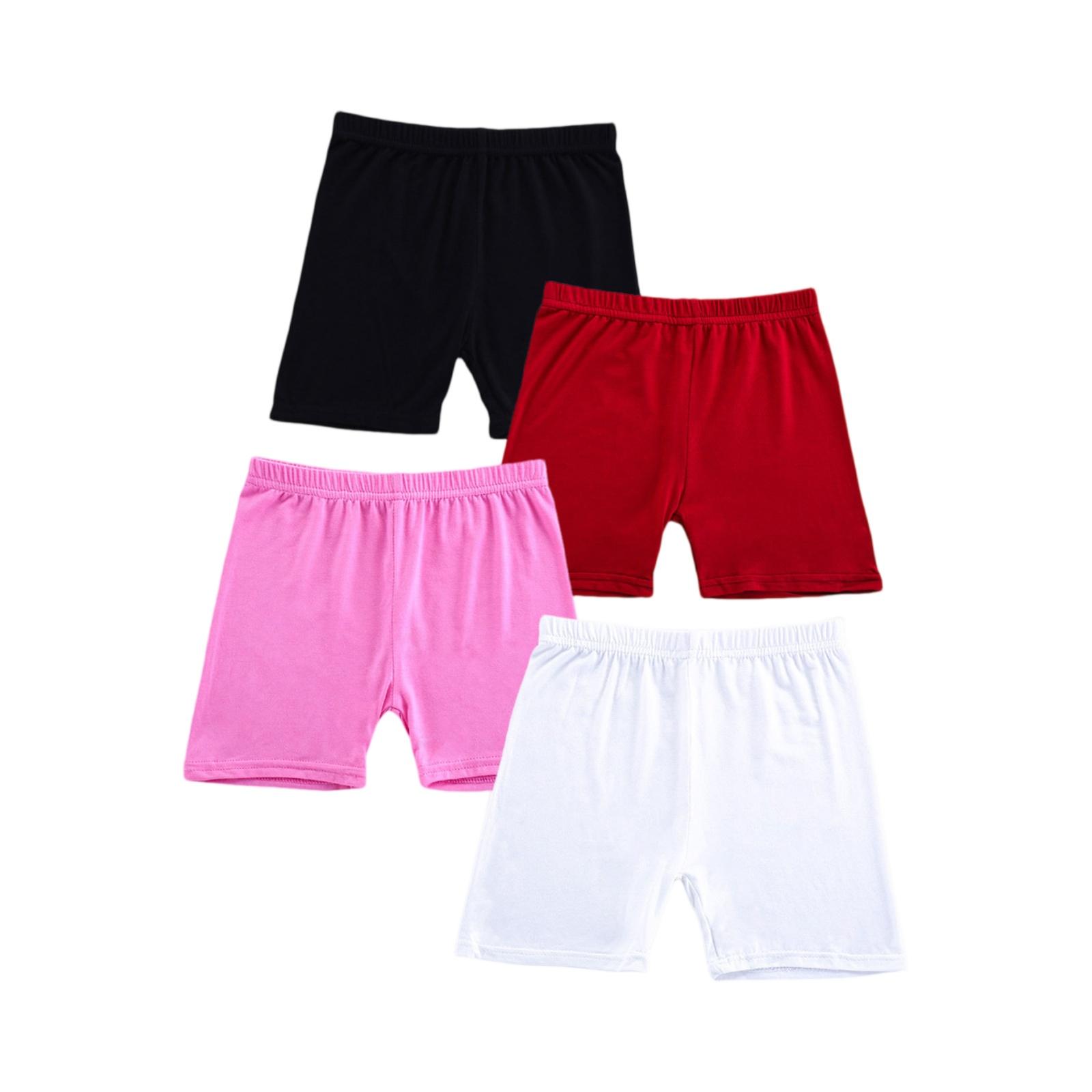 Girls Summer Safety Shorts Set of 4 Toddler Underwear Elastic Waistband Soft Cotton Blend Breathable Baby Shorts 170 Кіновар
Girls Summer Safety Shorts Set of 4 Toddler Underwear Elastic Waistband Soft Cotton Blend Breathable Baby Shorts 170 Кіновар