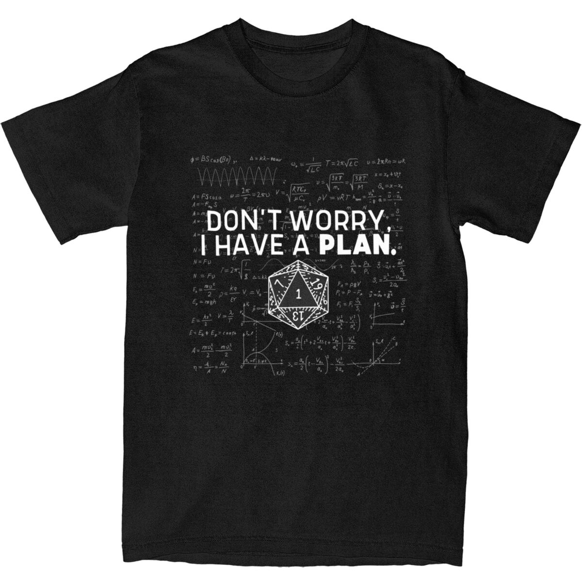Don t Worry, I Have A Plan T Shirt Mathematics Equation Print Harajuku T-Shirts Short-Sleeve Tops Summer Cotton Plus Size Tees S чорний
Don t Worry, I Have A Plan T Shirt Mathematics Equation Print Harajuku T-Shirts Short-Sleeve Tops Summer Cotton Plus Size Tees S чорний
