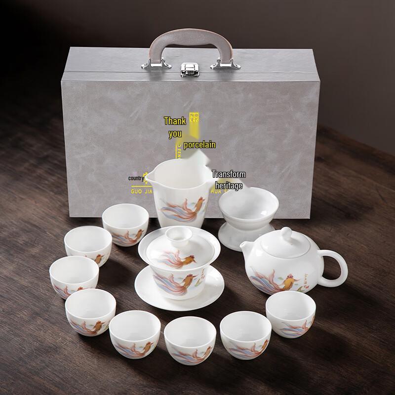 Jade Porcelain Kung Fu Tea Set
Jade Porcelain Kung Fu Tea Set