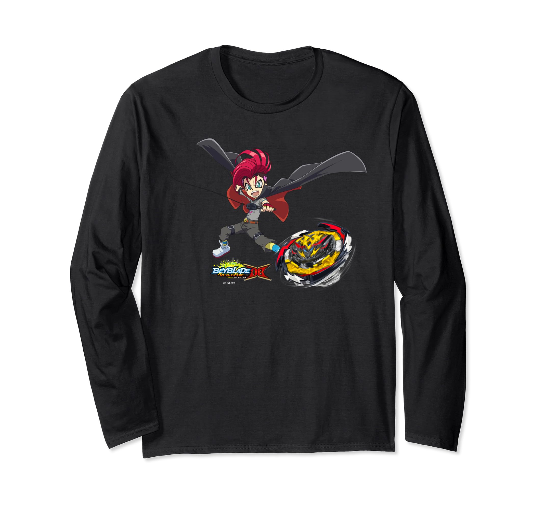 Футболка и длинный рукав Beyblade Burst Dynamite Battle Daikokutenbell Dynamite Belial чёрный
Футболка и длинный рукав Beyblade Burst Dynamite Battle Daikokutenbell Dynamite Belial чёрный