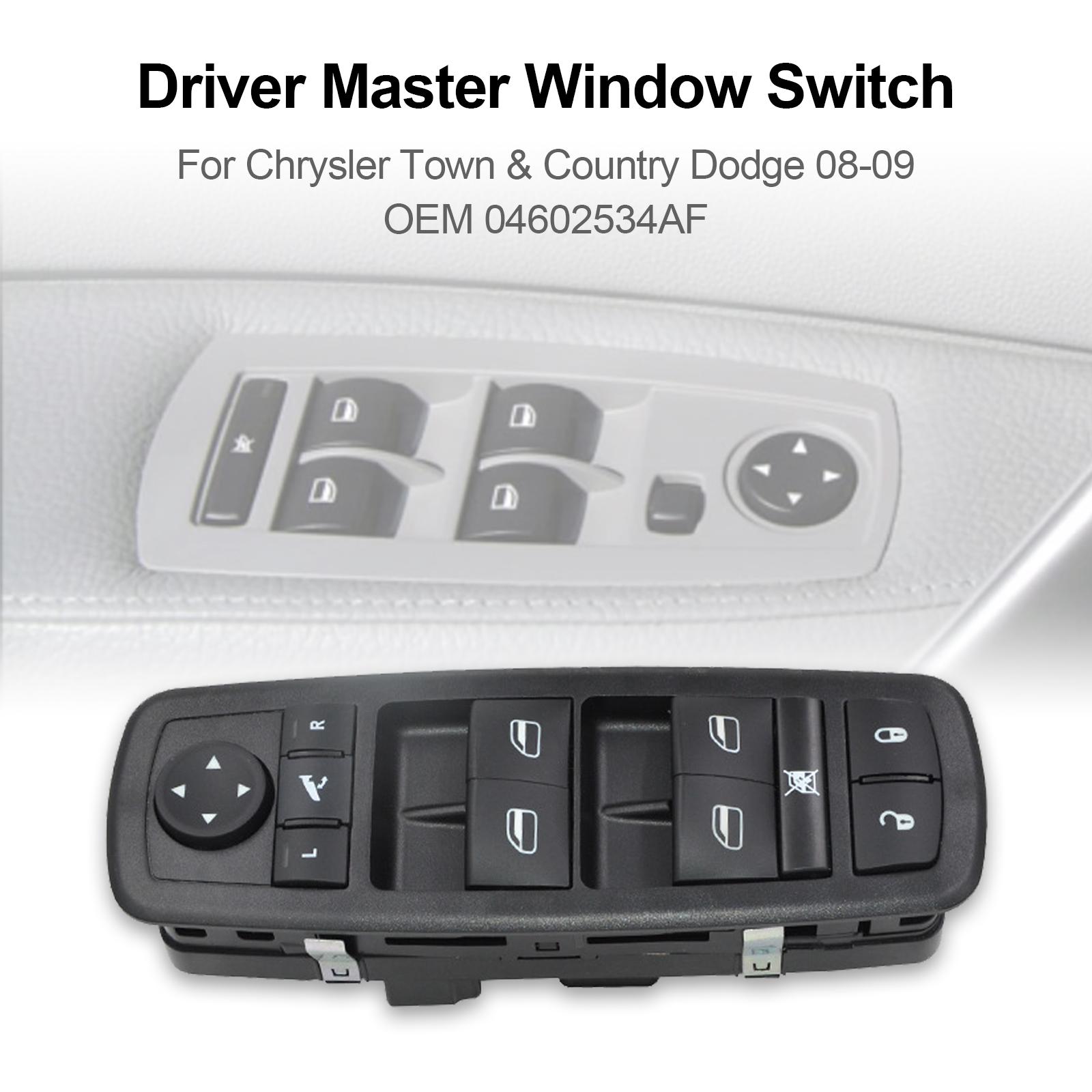 Главный переключатель стеклоподъемника для Chrysler Town & Country Dodge 08-09 04602534AF
Главный переключатель стеклоподъемника для Chrysler Town & Country Dodge 08-09 04602534AF