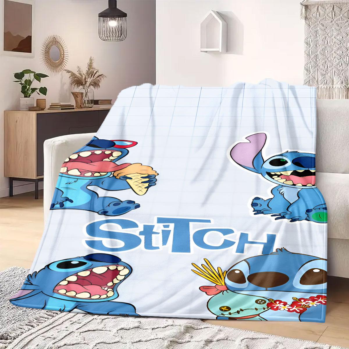 Stitch Cartoon Flannel Blanket Print for Travel Picnics Bedrooms Sofas Beds Chairs Home Decor Available 75x90cm
Stitch Cartoon Flannel Blanket Print for Travel Picnics Bedrooms Sofas Beds Chairs Home Decor Available 75x90cm