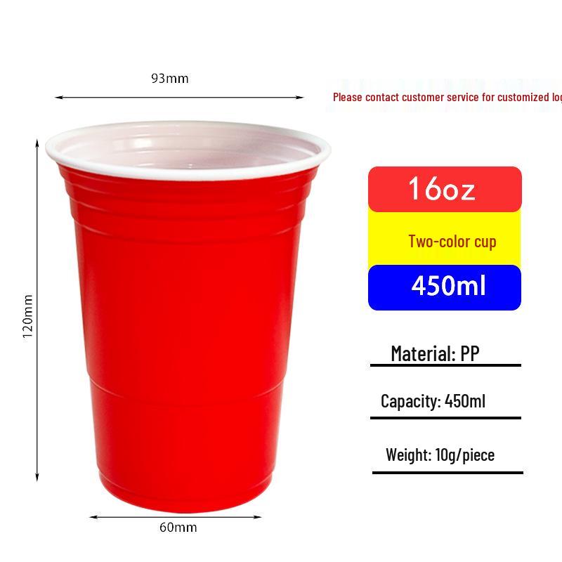 16 oz Red Beer Pong Party Cups - Plastic Red Solo Cups
16 oz Red Beer Pong Party Cups - Plastic Red Solo Cups