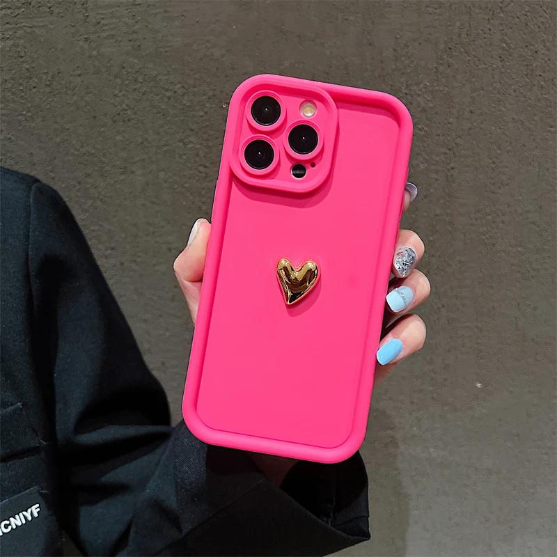 Роскошный 3D Золотое Сердце Силиконовый Мягкий Чехол Для Телефона Для iPhone 16 E 15 14 13 12 11 Pro Max XS XR 7 8 Plus Ударопрочный Конфетный Матовый Чехол For iPhone 14 Pro
Роскошный 3D Золотое Сердце Силиконовый Мягкий Чехол Для Телефона Для iPhone 16 E 15 14 13 12 11 Pro Max XS XR 7 8 Plus Ударопрочный Конфетный Матовый Чехол For iPhone 14 Pro