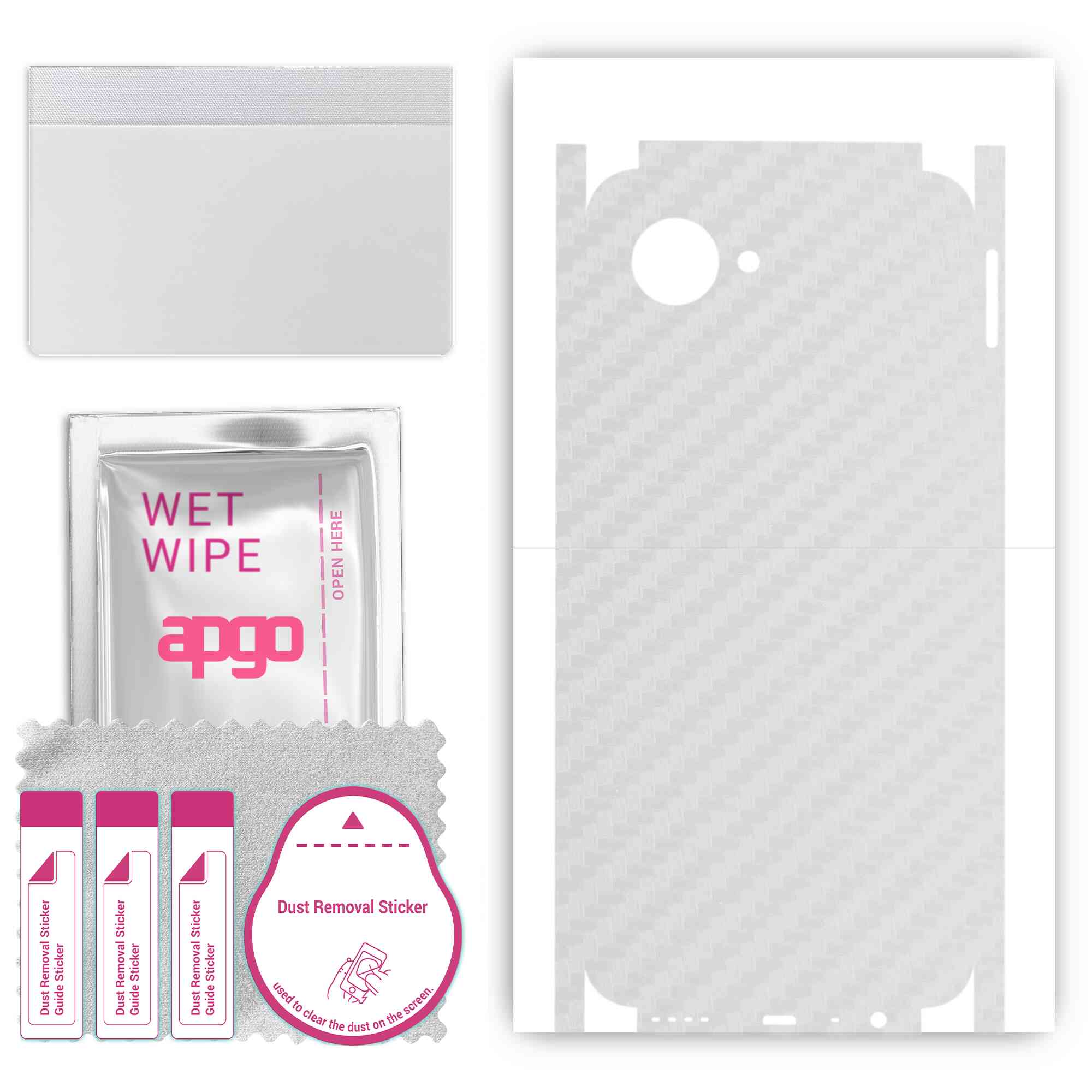 apgo Protective Skin Sticker for the back+sides compatible with Realme C30, Full Wrap Film, Foil, Vinyl - Pattern Transparent Carbon
apgo Protective Skin Sticker for the back+sides compatible with Realme C30, Full Wrap Film, Foil, Vinyl - Pattern Transparent Carbon
