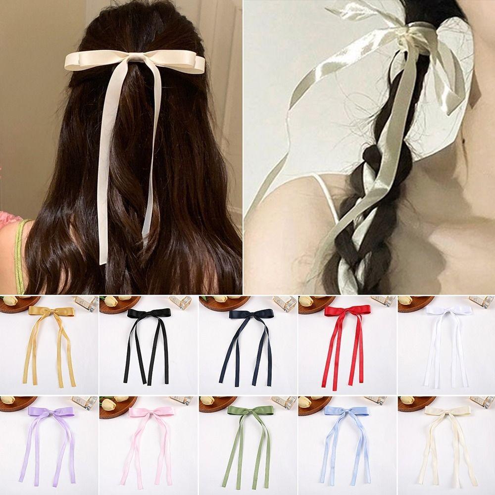 Заколка для волос с бантом ярких цветов, длинные боковые заколки, модные заколки для волос для женщин и девочек
Заколка для волос с бантом ярких цветов, длинные боковые заколки, модные заколки для волос для женщин и девочек