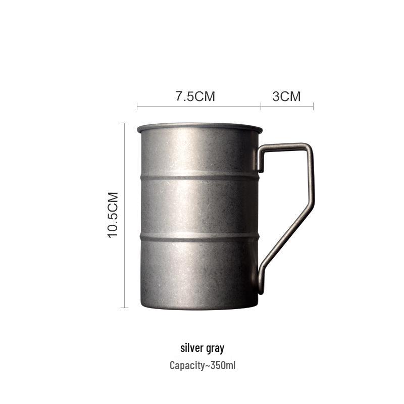 Ретро Потертая Походная Кружка из Нержавеющей Стали 304 для Кофе, Приключений, Воды и Пива 350 ml серебряный серый
Ретро Потертая Походная Кружка из Нержавеющей Стали 304 для Кофе, Приключений, Воды и Пива 350 ml серебряный серый