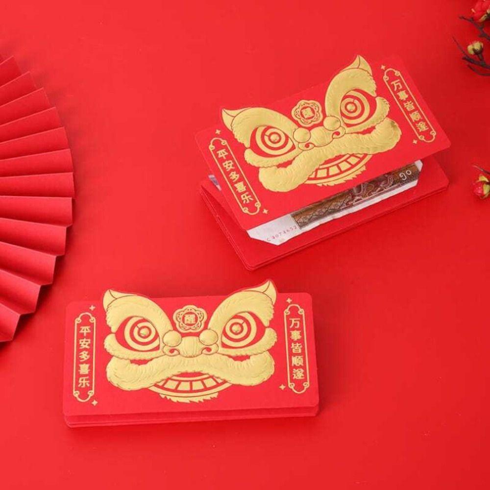 3Pcs/set Paper Folding Red Envelope Lion Pattern Luck Blessing Bag Wedding Birthday 3Pcs/set
3Pcs/set Paper Folding Red Envelope Lion Pattern Luck Blessing Bag Wedding Birthday 3Pcs/set