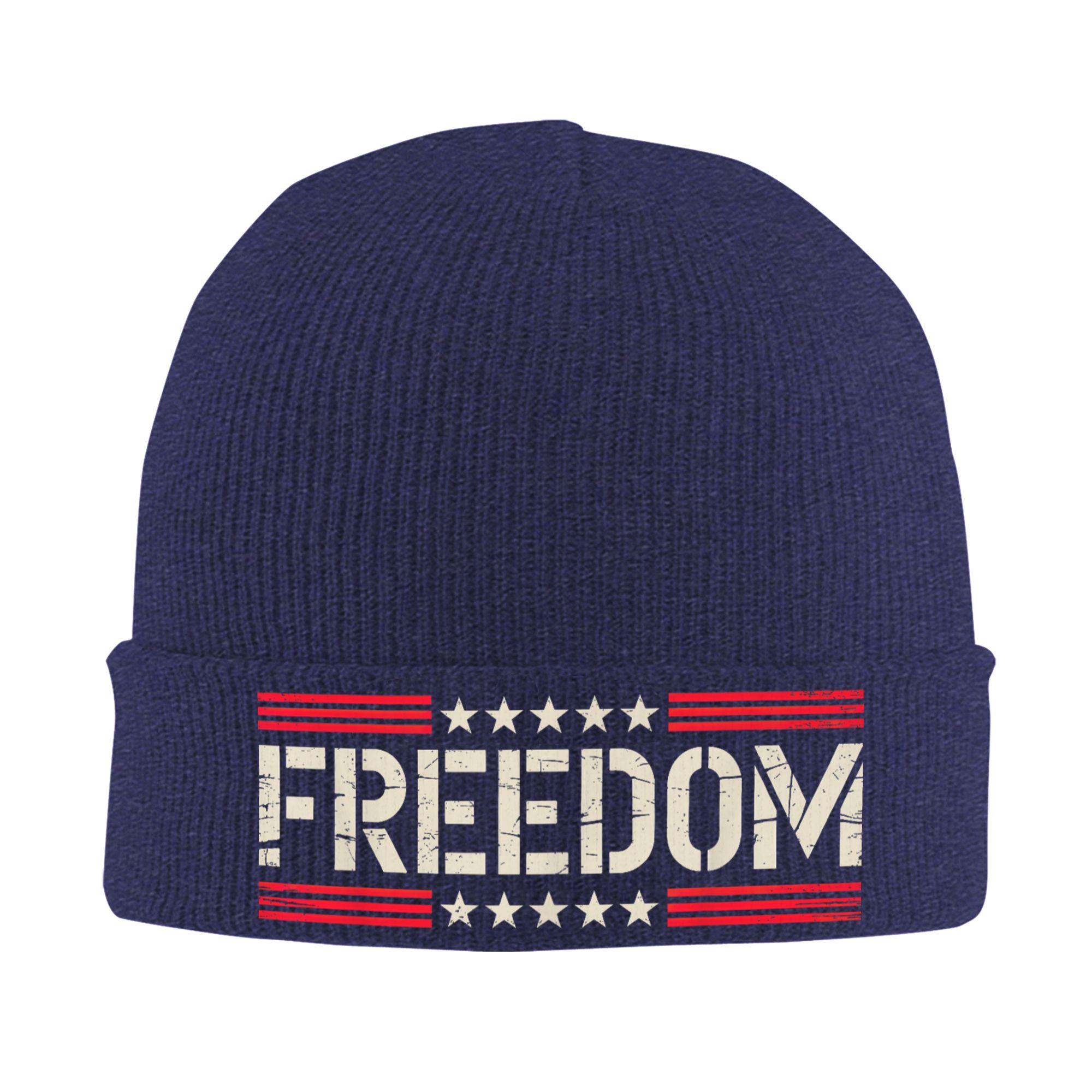 Freedom Knitted Hat Beanie Hats Kpop Elastic Adult Unisex Bonnet Hats Spring Pattern Funny Caps Birthday Present One Size
Freedom Knitted Hat Beanie Hats Kpop Elastic Adult Unisex Bonnet Hats Spring Pattern Funny Caps Birthday Present One Size