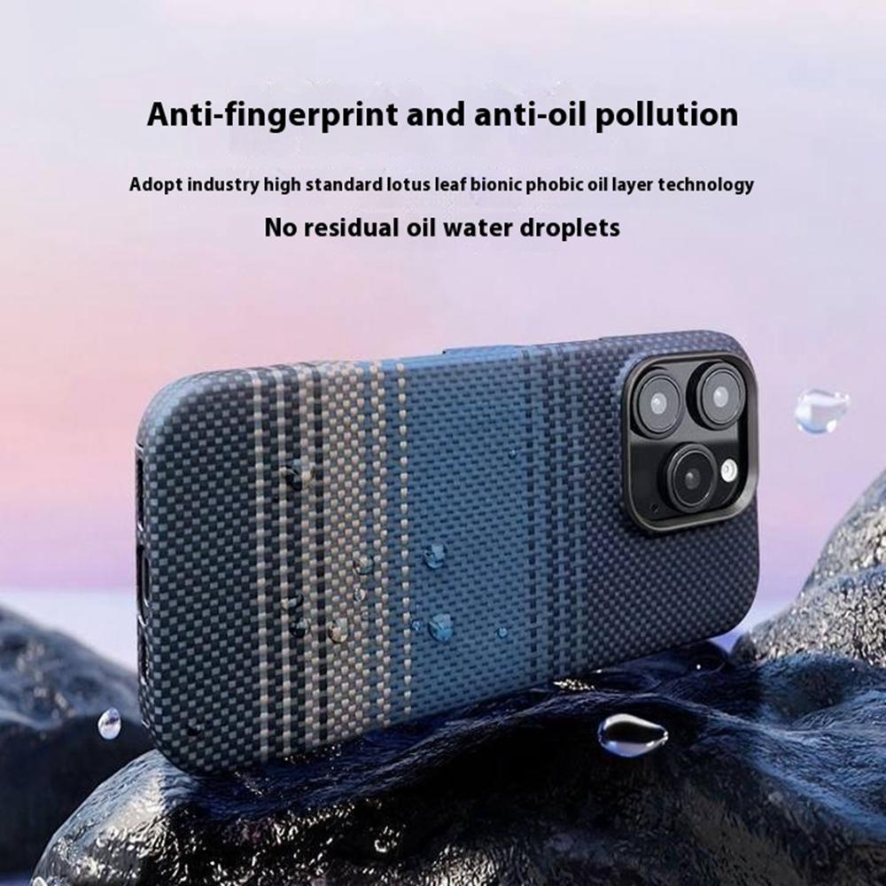 For iPhone 15 Pro Case Gradient Aramid Fiber Magnetic Phone Cover with Metal Lens Frame Sunset Yellow
For iPhone 15 Pro Case Gradient Aramid Fiber Magnetic Phone Cover with Metal Lens Frame Sunset Yellow