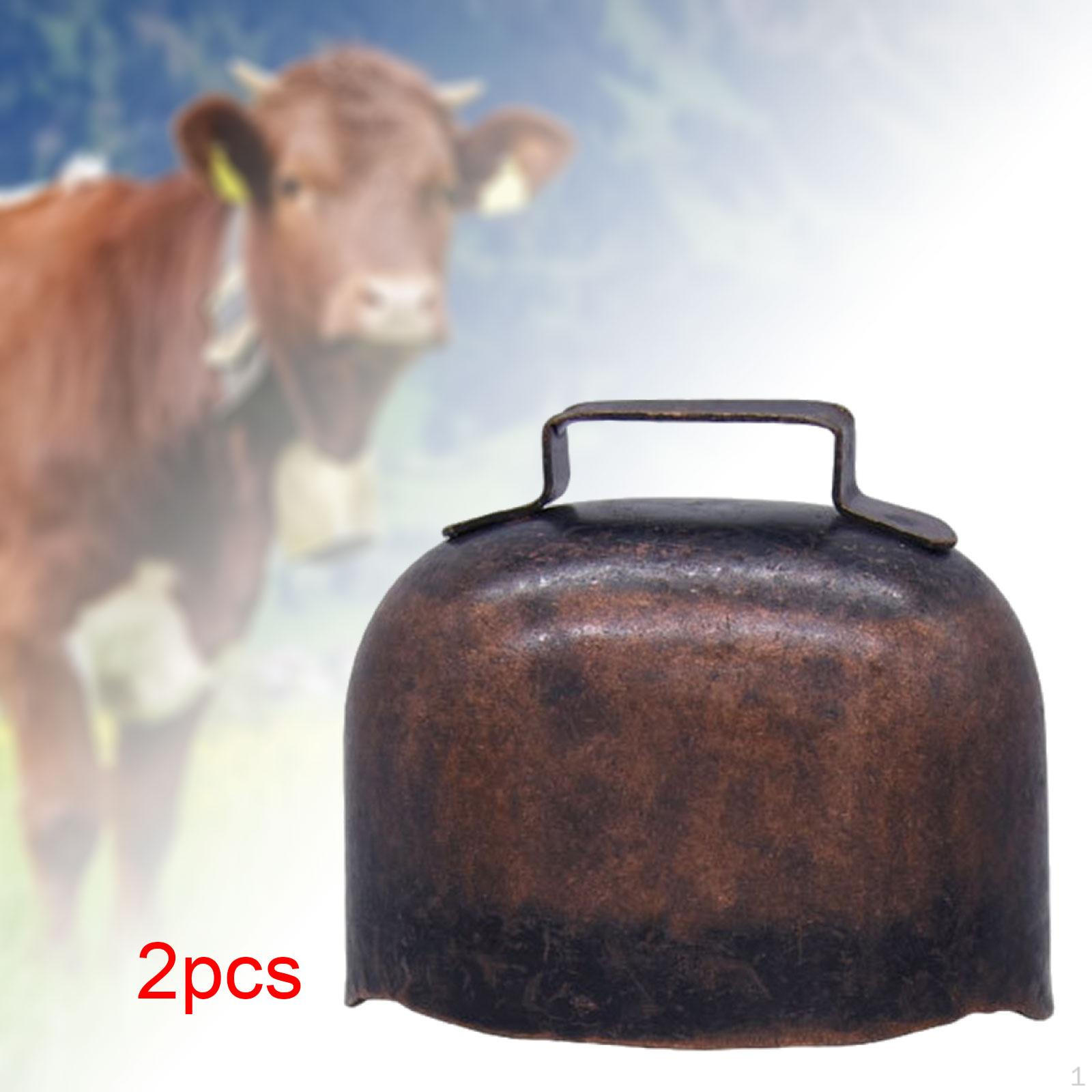 2Pcs Cow Bells Grazing Bell, Anti Lost Accessories Retro Style Loud Wind Chime Pendant Cowbell
2Pcs Cow Bells Grazing Bell, Anti Lost Accessories Retro Style Loud Wind Chime Pendant Cowbell