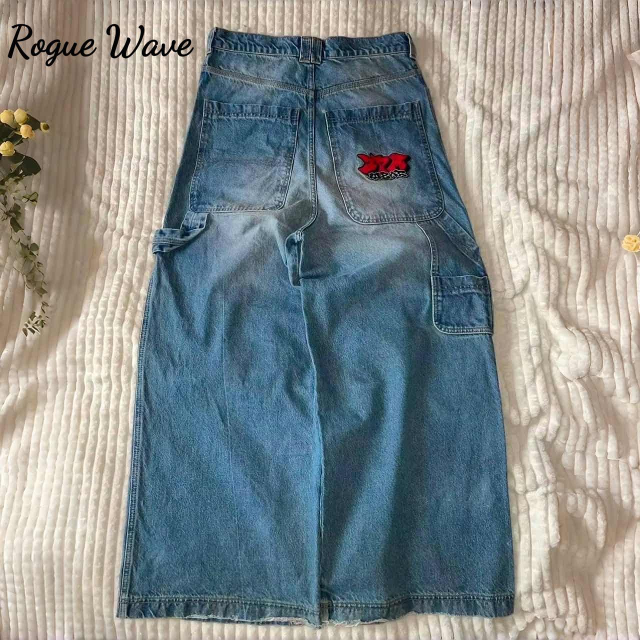 RogueWave Y2K New Streetwear Jeans Vintage Washed Baggy Jeans Harajuku Punk Straight Casual Gothic Wide Trousers 28 чёрный
RogueWave Y2K New Streetwear Jeans Vintage Washed Baggy Jeans Harajuku Punk Straight Casual Gothic Wide Trousers 28 чёрный