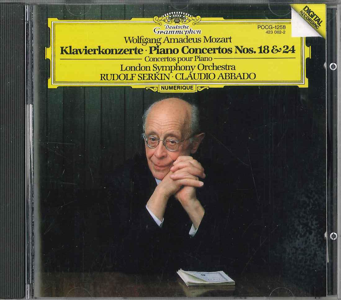 CD ABBADO - Piano Concertos Nos.18, 24: Serkin POCG1258 POLYDOR Japan Obi Classical Used
CD ABBADO - Piano Concertos Nos.18, 24: Serkin POCG1258 POLYDOR Japan Obi Classical Used