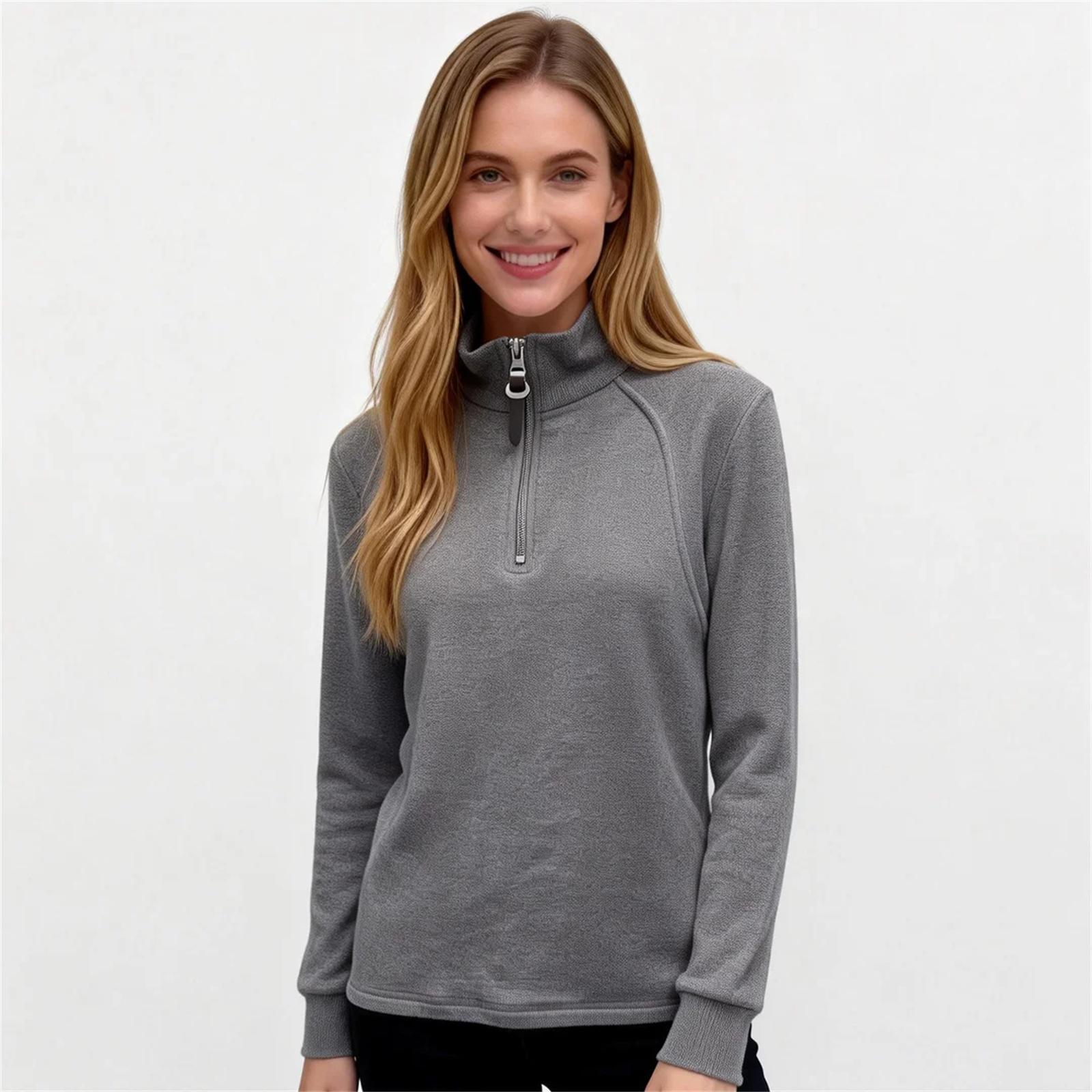 Women s Casual Fashion German Velvet Warm Solid Color Half Zip Stand Collar Long Sleeve Top XL
Women s Casual Fashion German Velvet Warm Solid Color Half Zip Stand Collar Long Sleeve Top XL