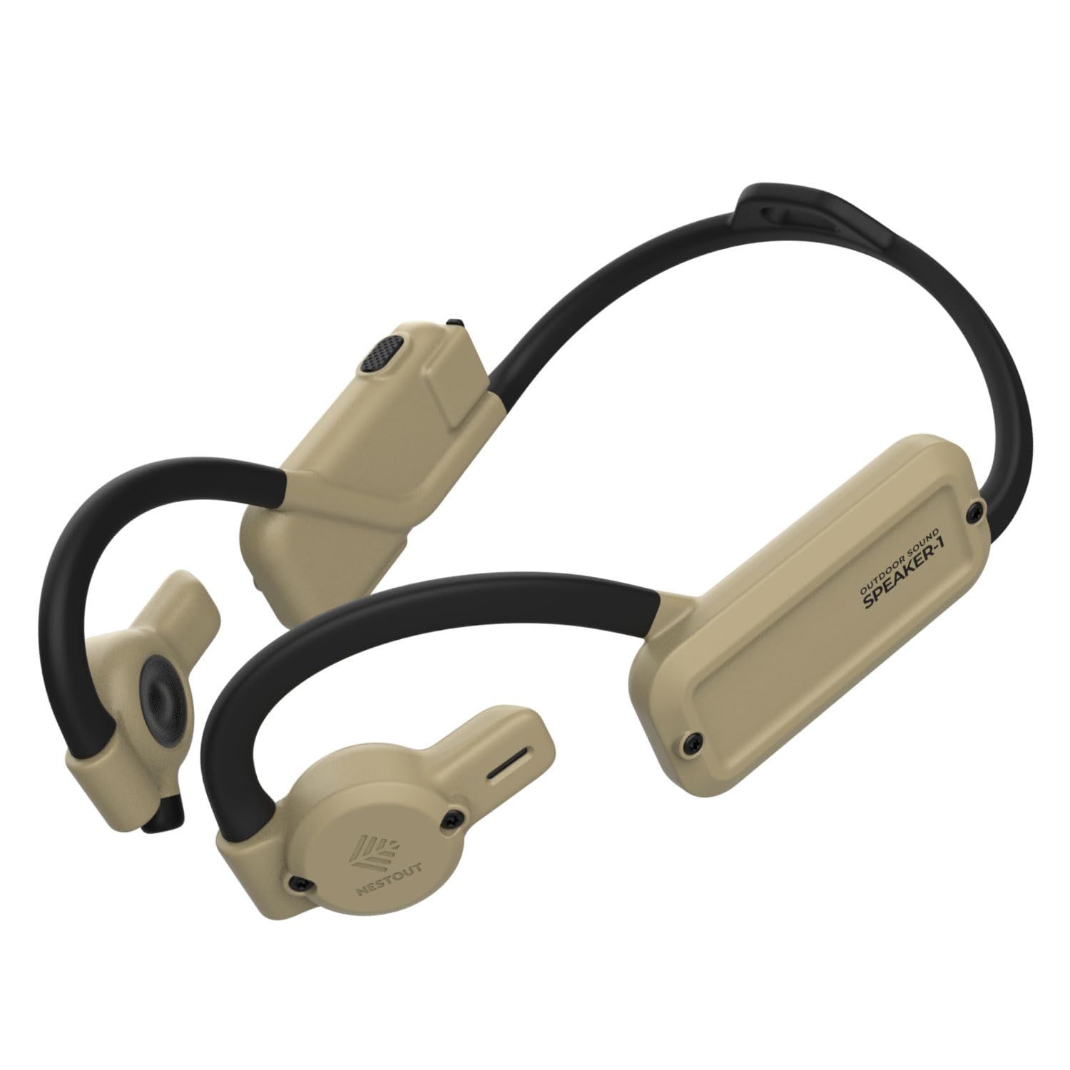 ELECOM Bluetooth earphones NESTOUT SPEAKER-1 Open ear type that does not block your ears Sand Beige LBT-NEST-SP1BE
ELECOM Bluetooth earphones NESTOUT SPEAKER-1 Open ear type that does not block your ears Sand Beige LBT-NEST-SP1BE