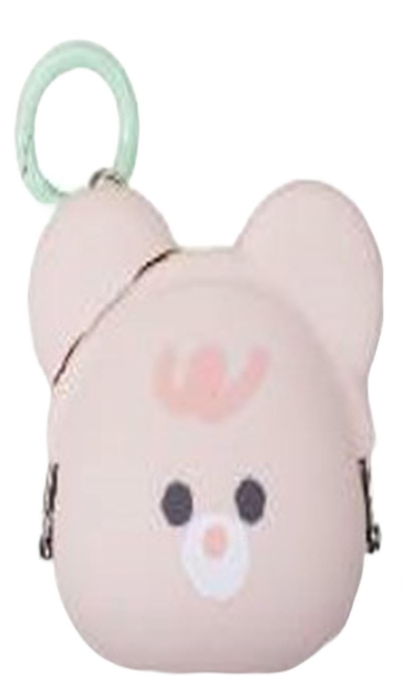 Small animal motif clasp pouch with carabiner
Small animal motif clasp pouch with carabiner