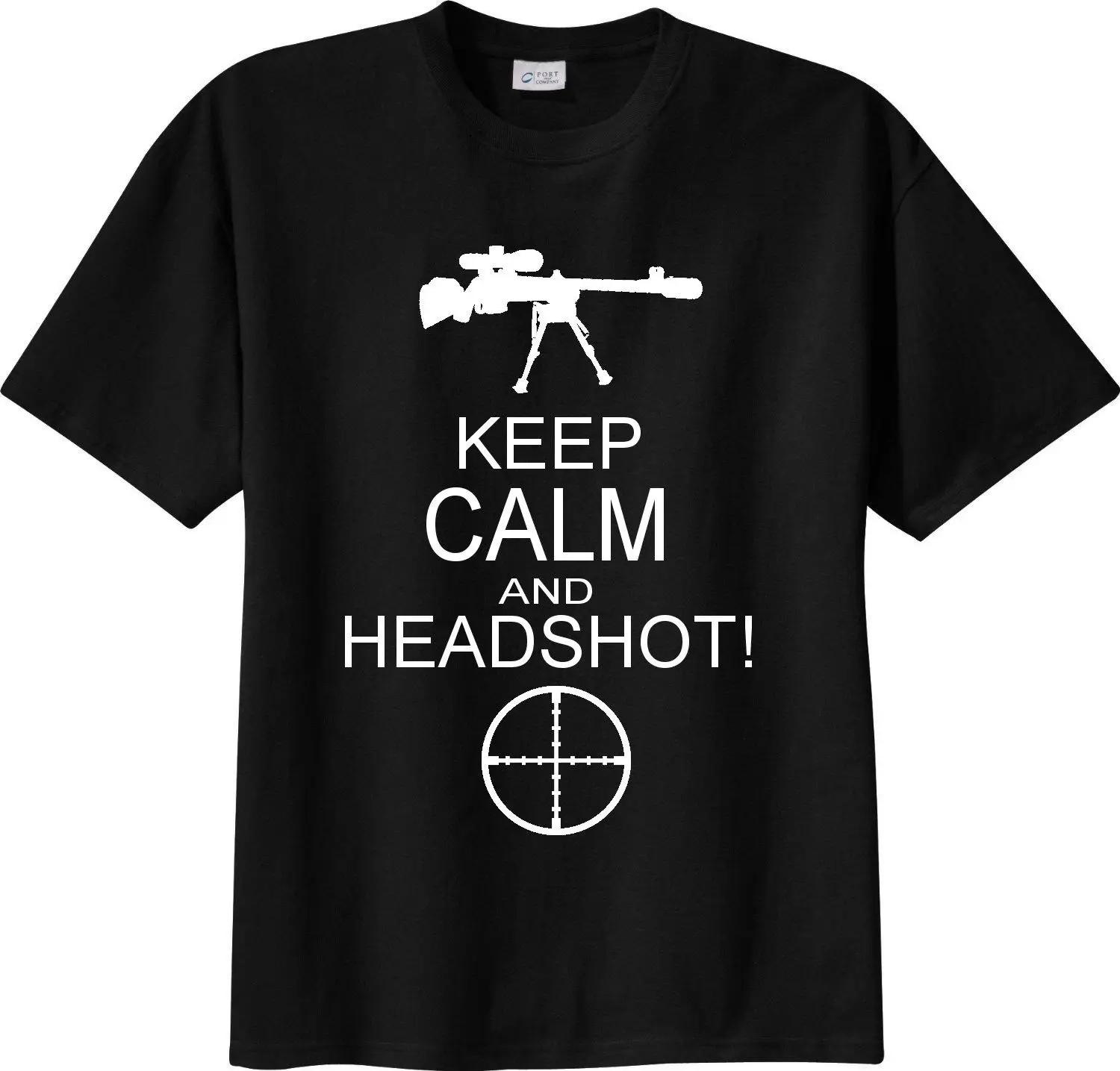 Keep Calm and Headshot Funny Battlefield Cecchino Sniper TShirt 100 Cotton ONeck Summer Short Sleeve Casual Mens Tshirt S
Keep Calm and Headshot Funny Battlefield Cecchino Sniper TShirt 100 Cotton ONeck Summer Short Sleeve Casual Mens Tshirt S