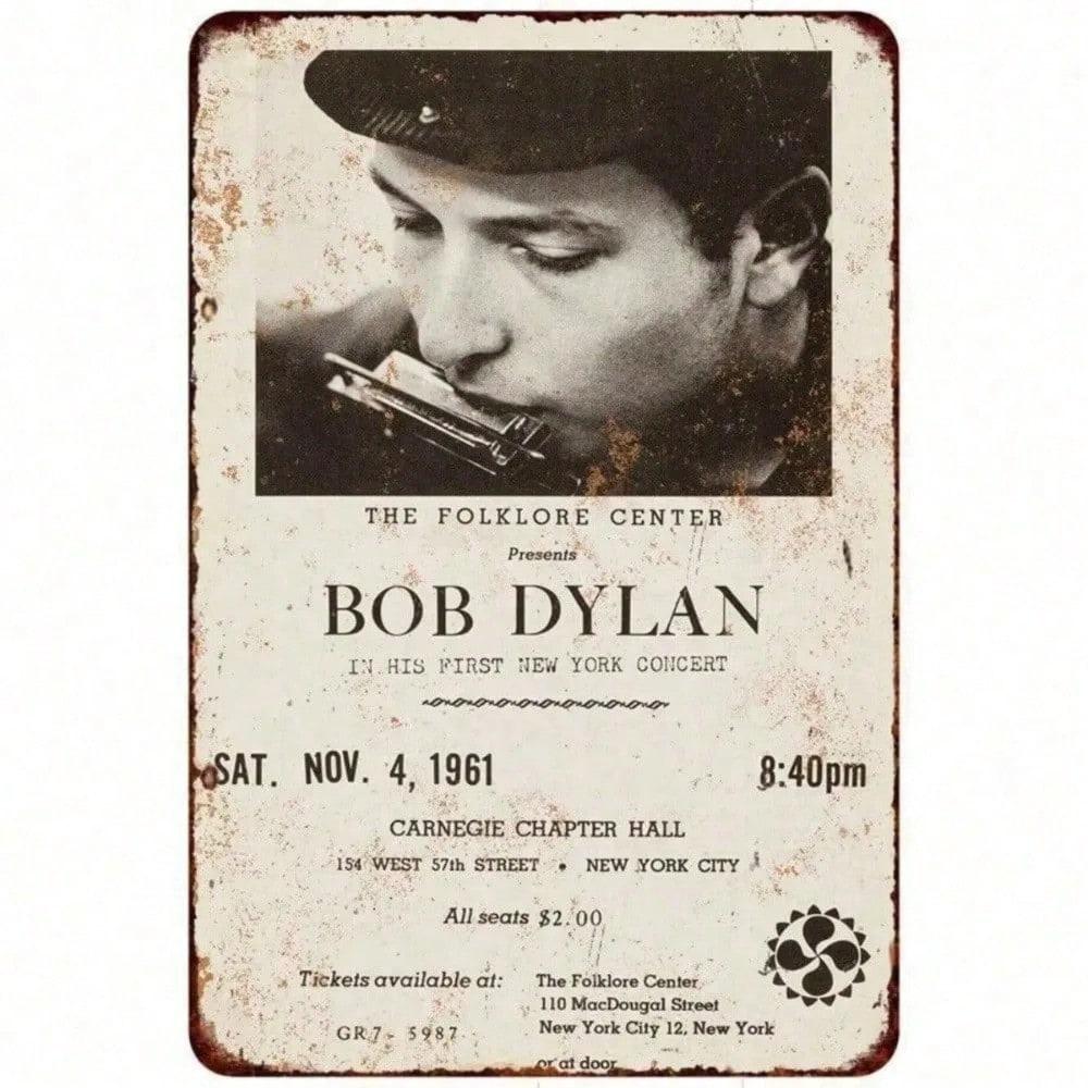 Vintage Bob Dylan Concert Poster Wooden Wall Art Retro Music Memorabilia Decor різнокольоровий
Vintage Bob Dylan Concert Poster Wooden Wall Art Retro Music Memorabilia Decor різнокольоровий