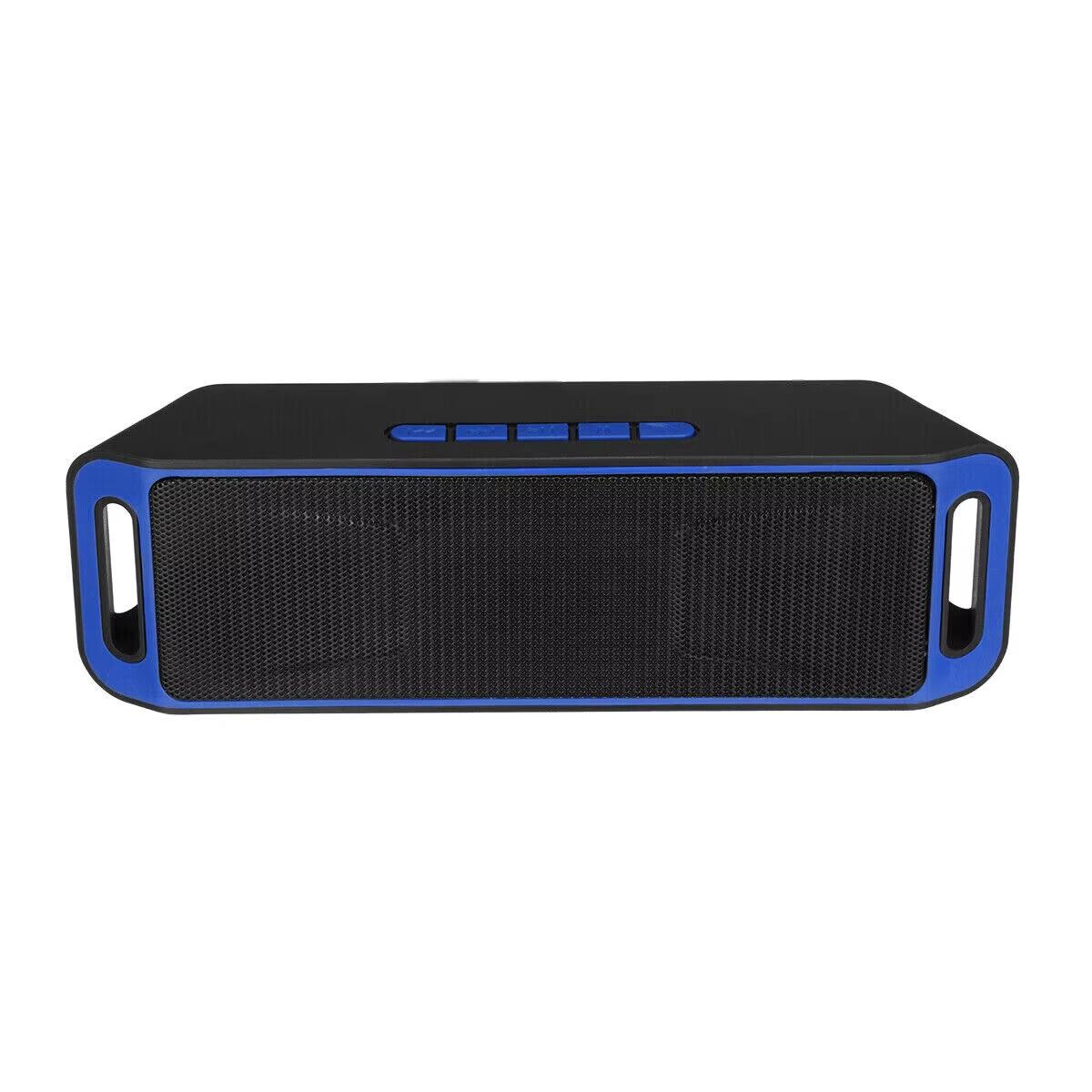 Portable Wireless Bluetooth speaker -compatible MP3 Player USB TF Card FM Radio Stereo Bass Subwoofer Outdoor Speaker синій
Portable Wireless Bluetooth speaker -compatible MP3 Player USB TF Card FM Radio Stereo Bass Subwoofer Outdoor Speaker синій