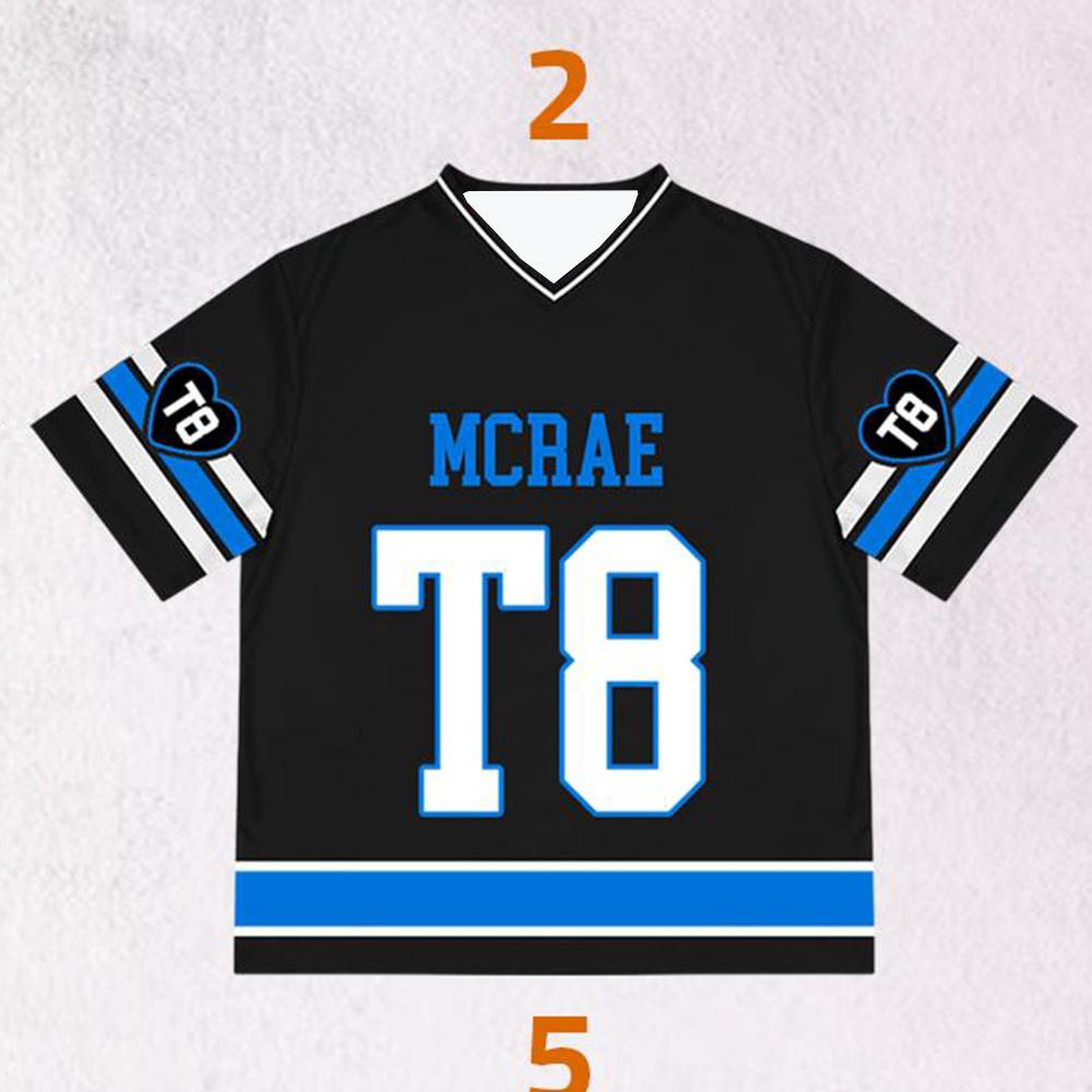 2026 New Tate Mcrae T8 Football Jersey Women s Y2k Fashion Casual Sweatshirt Concert Comfortable And Versatile Hot Girl Top S
2026 New Tate Mcrae T8 Football Jersey Women s Y2k Fashion Casual Sweatshirt Concert Comfortable And Versatile Hot Girl Top S